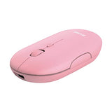 TRUST Souris sans fil PUCK Ultra-plate rechargeable - Bleue