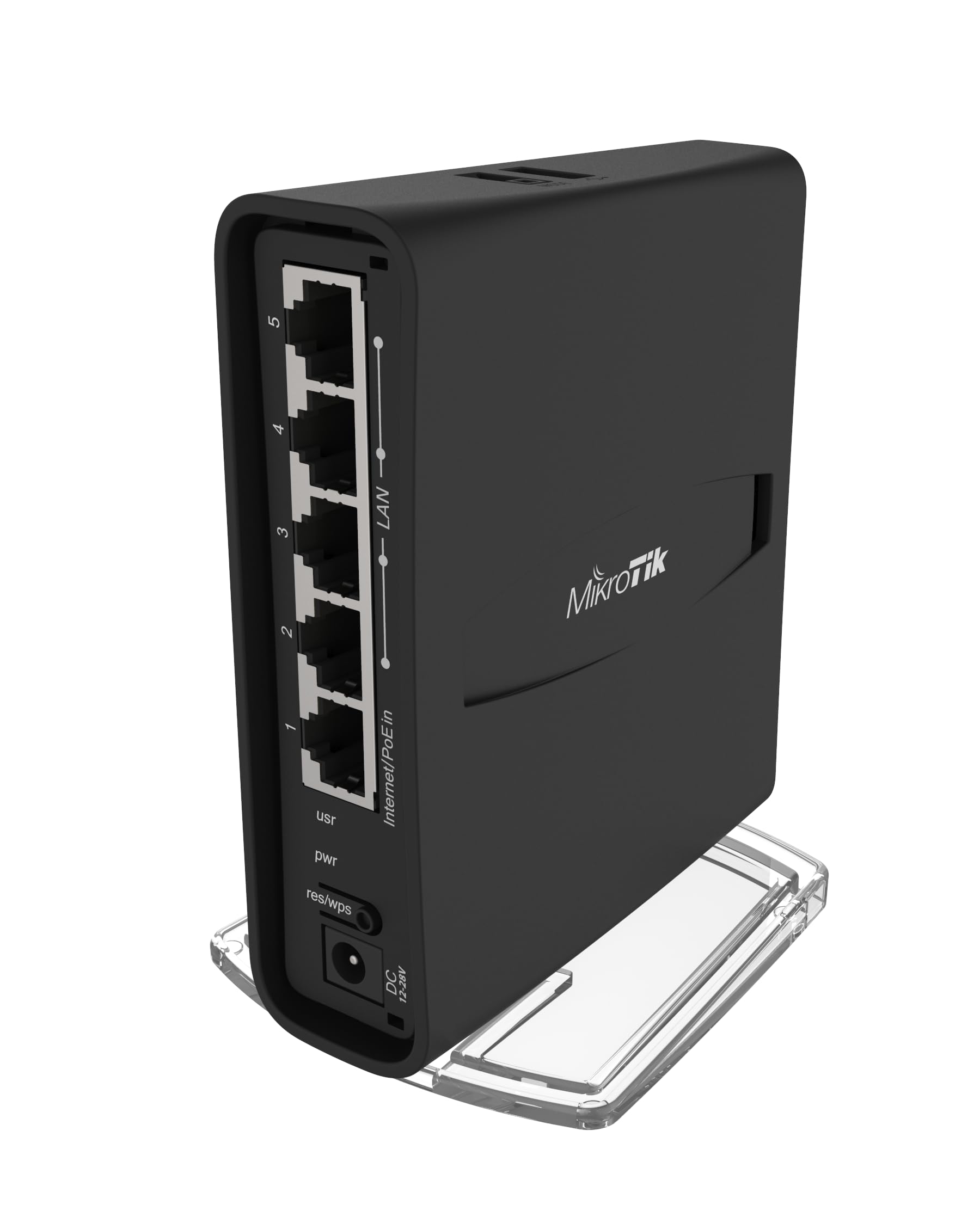 Mikrotik hAP ac2 Noir Connexion Ethernet, supportant l'alimentation via ce port (PoE)