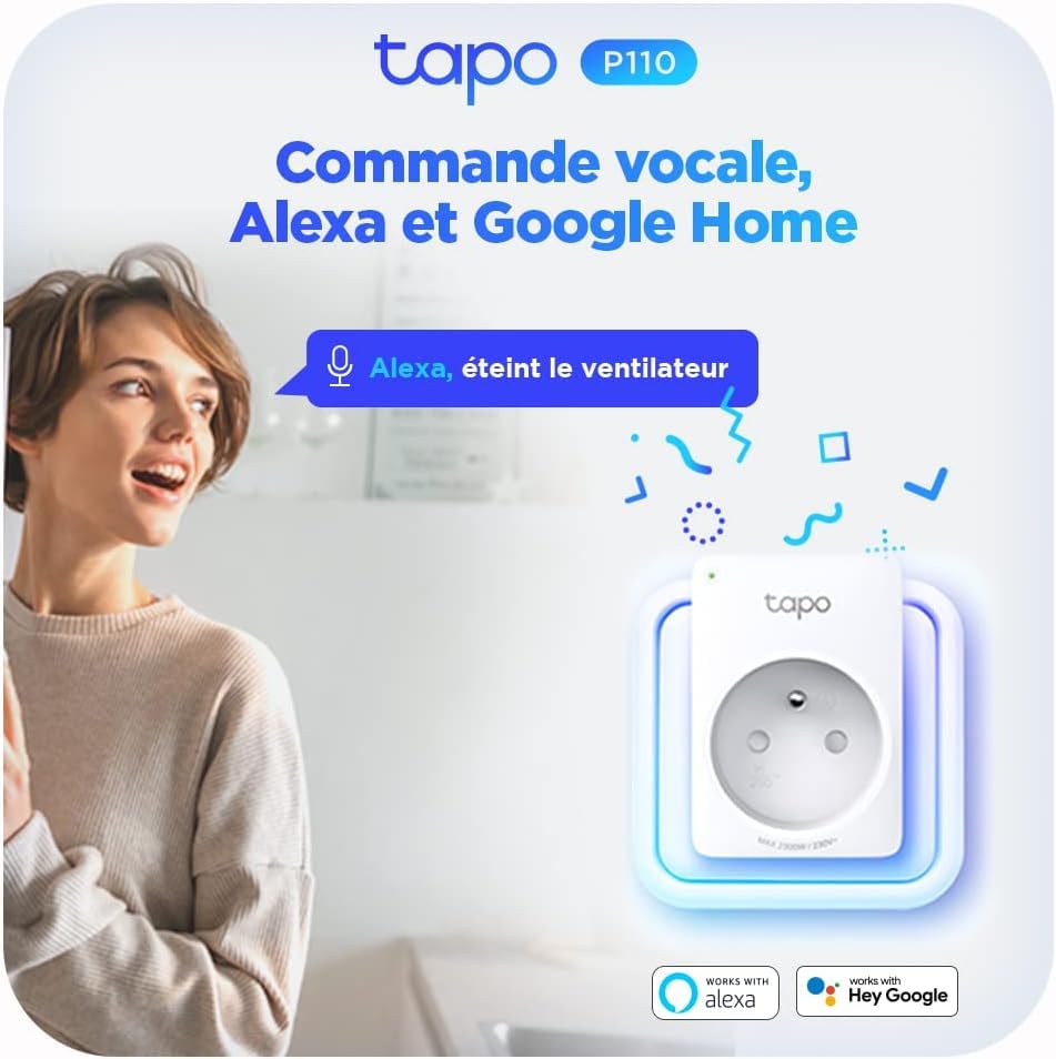 TP-LINK TAPO P110 Mini Smart Wi-Fi Socket Energy Monitoring Replace the EOL model HS110