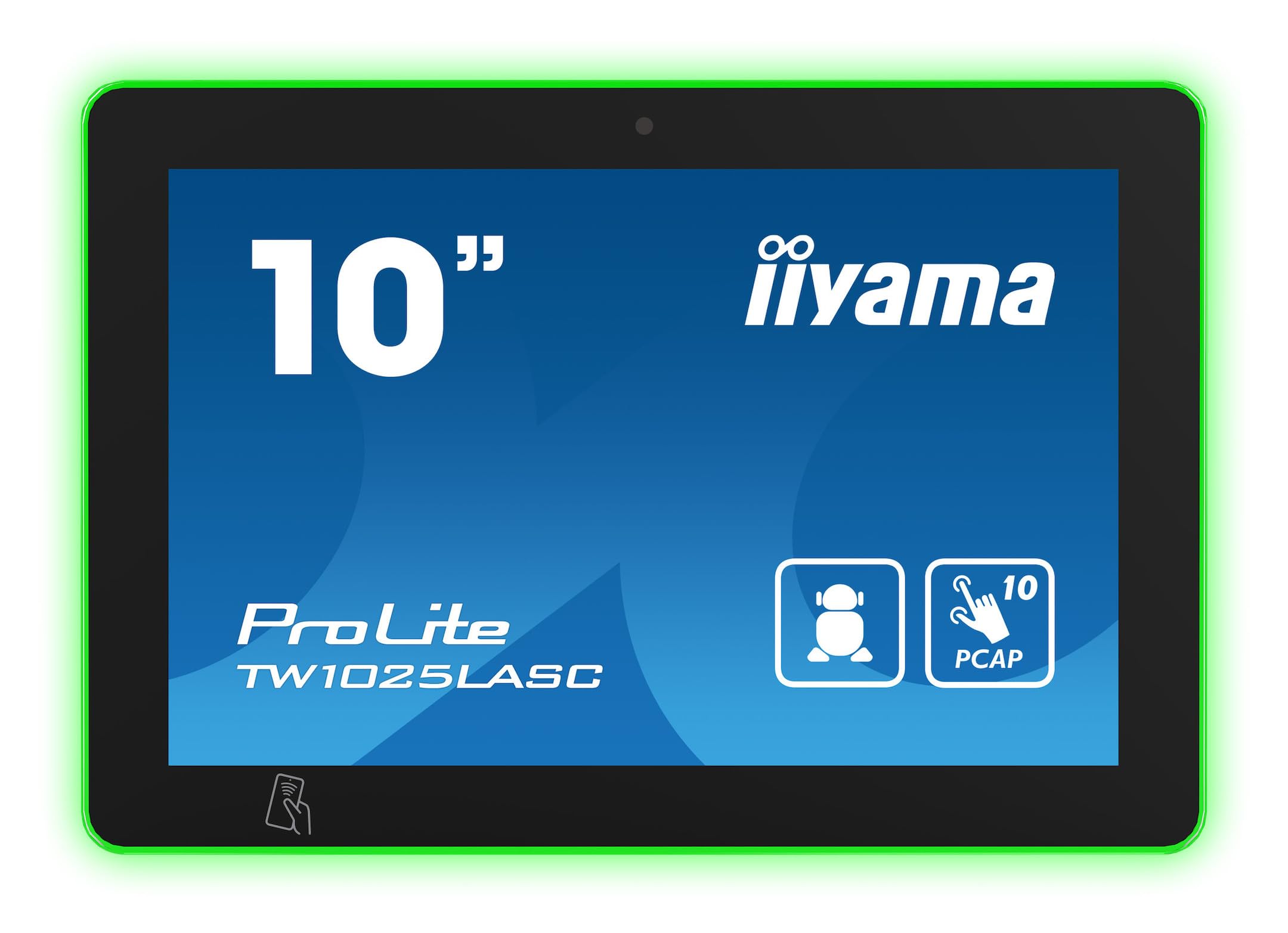 "iiyama TW1025LASC-B1PNR PC Panel LCD 10,1"" avec Android et PoE Écran Tactile Capacitif Projetté Sans Bord 10 Points 1280x1440"