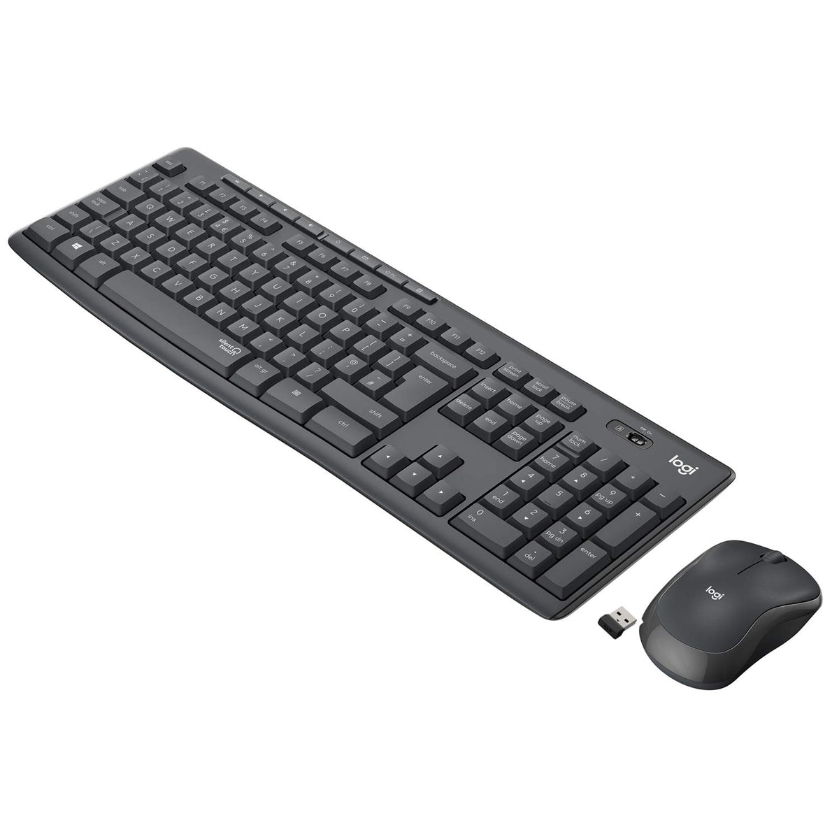 Logitech 920-009799 MK295 Combo Sans Fil Silencieux Graphite
