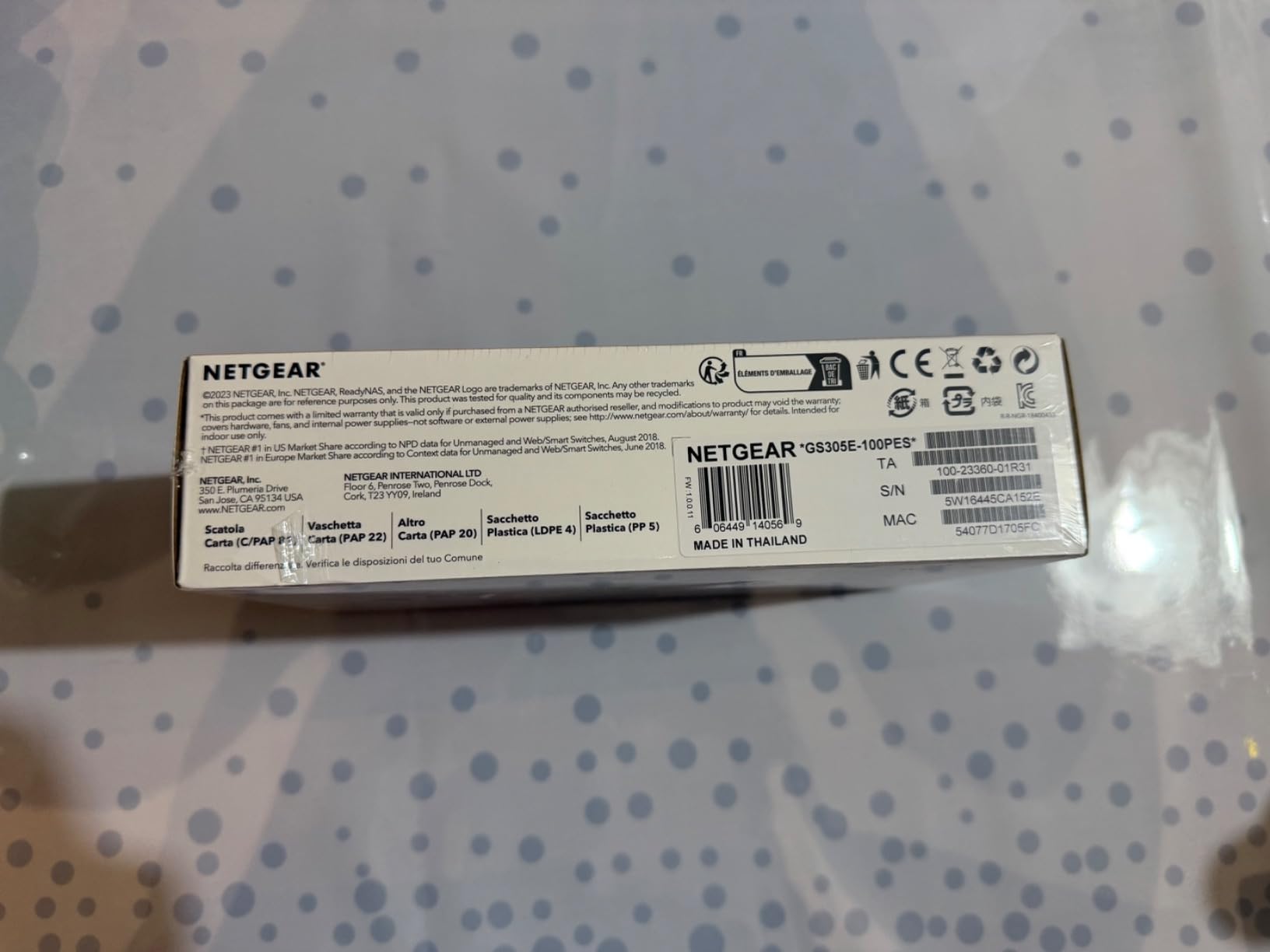 5-PORT Gigabit Ethernet Switch