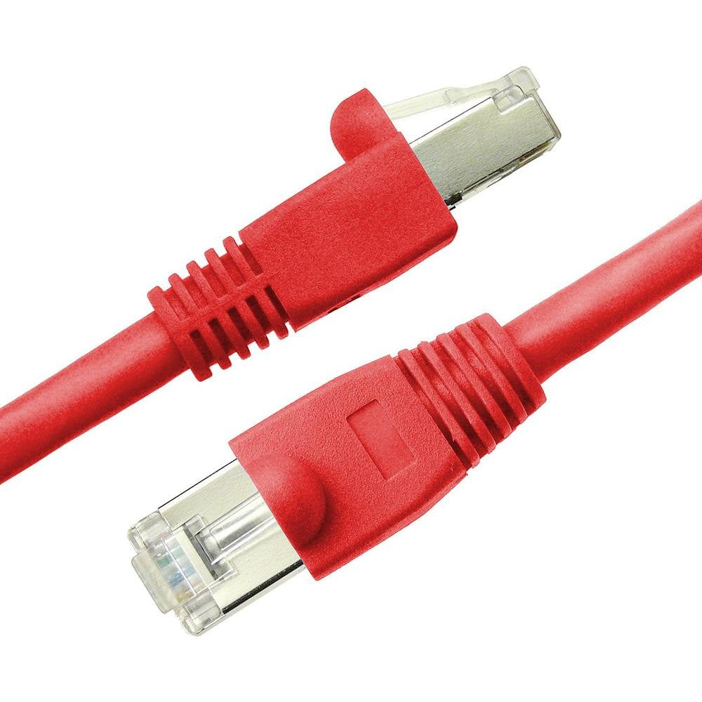 Cordon RJ45 catégorie 6 F/UTP LSOH snagless rouge - 1 m