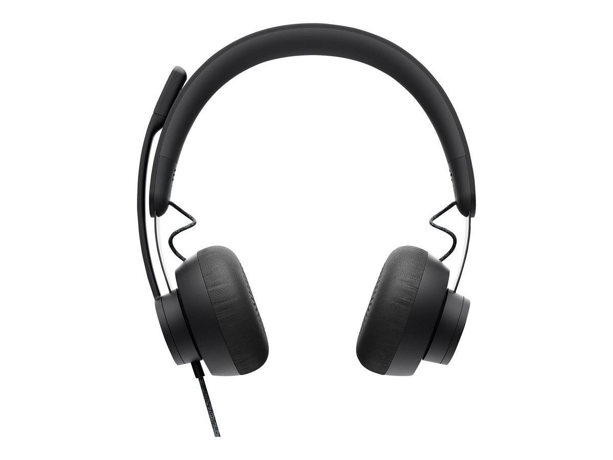 LOGITECH Zone Wired Headset on-ear wired USB-C graphite