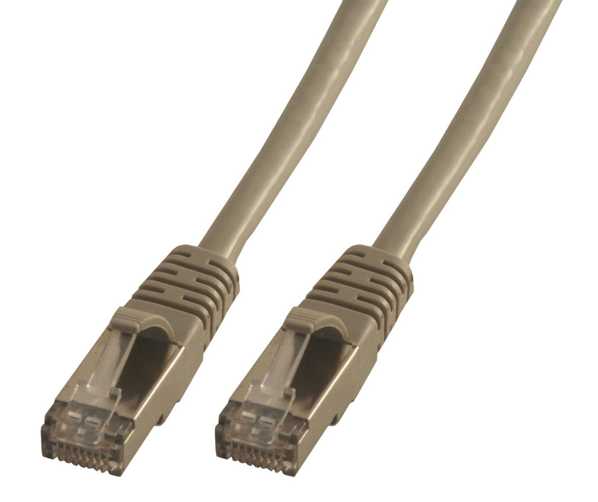 MCL Cordon Ethernet de brassage RJ45 AT6 A F/UTP - 50cm Gris