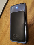 Powerbank 20000mAh pour laptop 45W charge ultra rapide power