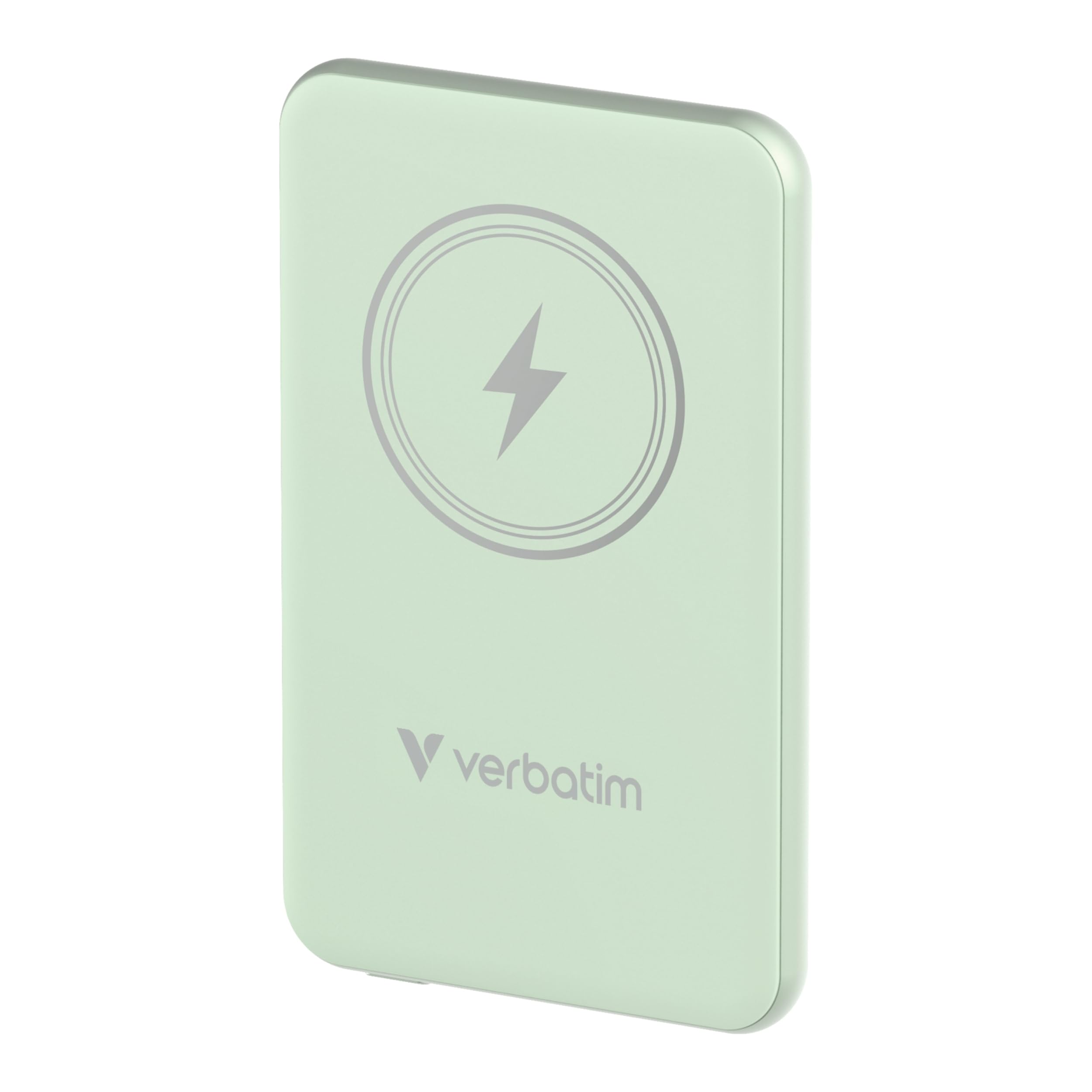 VERBATIM CHARGE N GO MAGNETIC WIRELESS POWER BANK 5000 GREEN WCF (P)