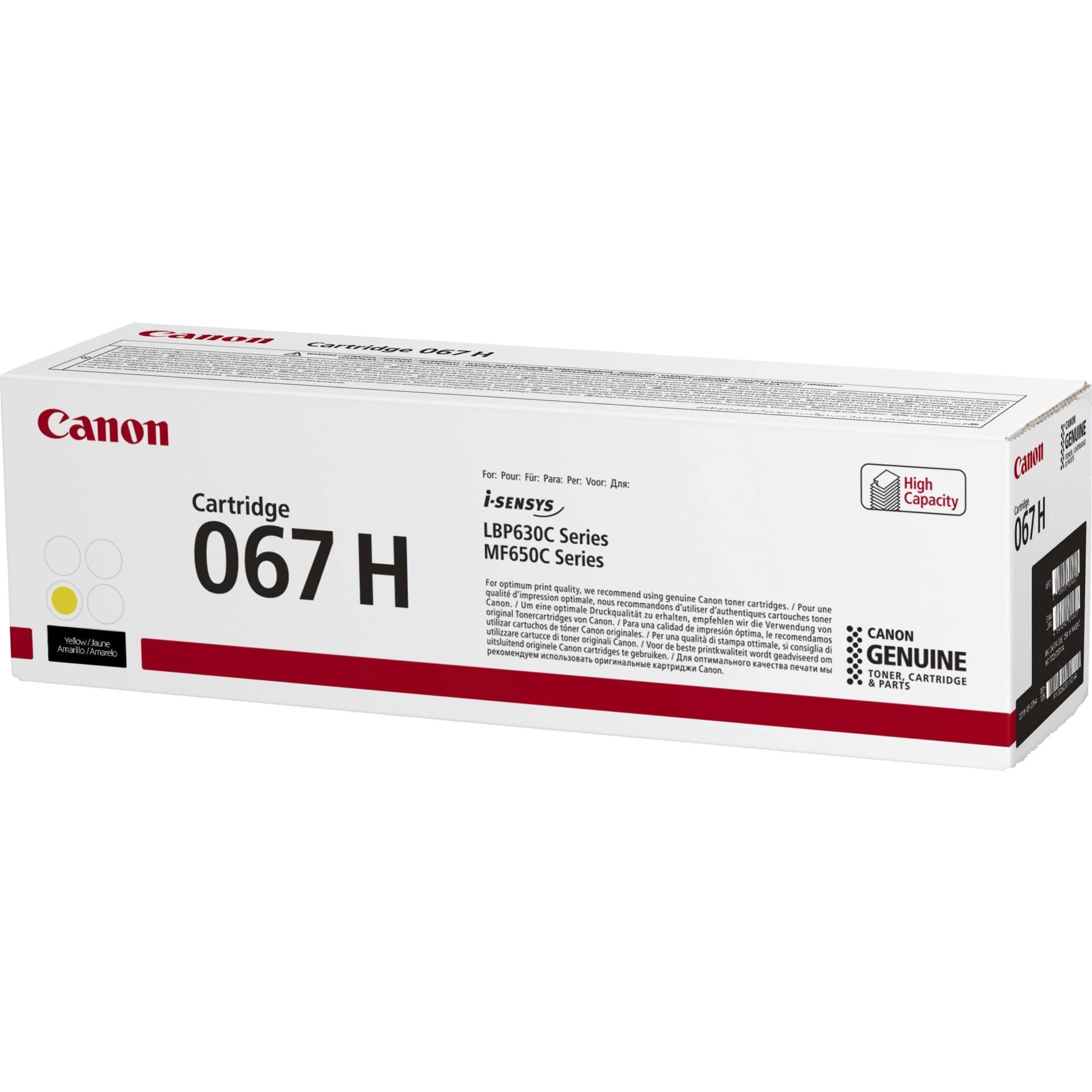 CANON Toner Cartridge 067 High yield Yellow