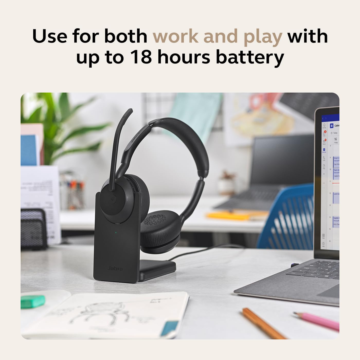 Jabra Evolve2 55 Link380c UC Stereo Stan