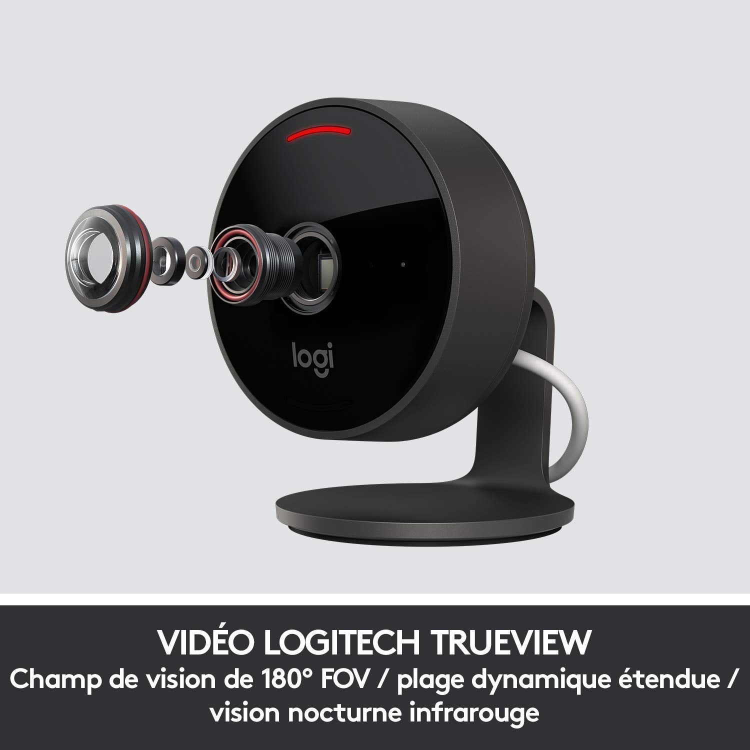 LOGITECH Circle View Network surveillance camera outdoor indoor weatherproof colour Day and Night 1920 x 1080p