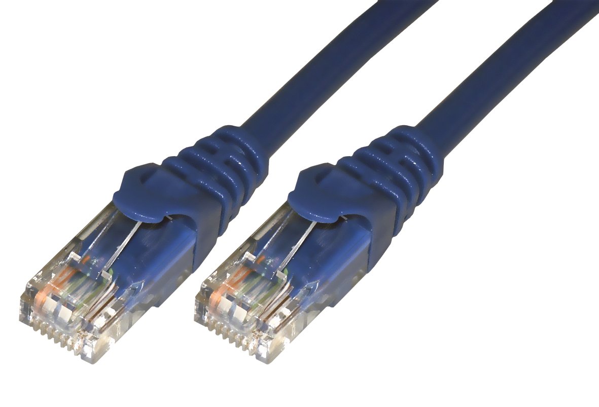 MCL FCC6M-0.5M/B - Câble réseau RJ45 cuivre CAT 6 U/UTP - 0.5m Bleu
