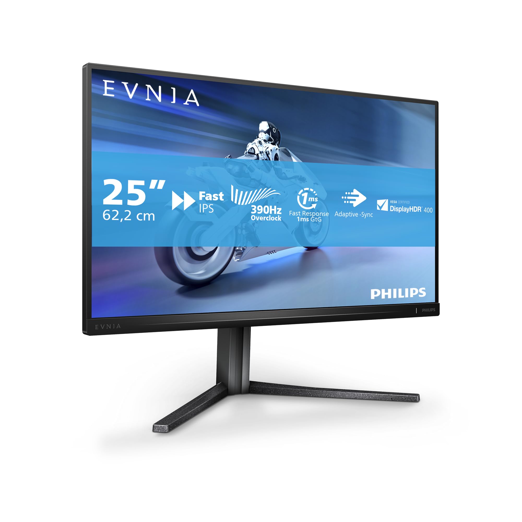 PHILIPS 25M2N5200U/00 24.5p IPS FHD 390Hz 400cd/m2 0.3ms HDMI 2.0x2 DP 1.4 pivot