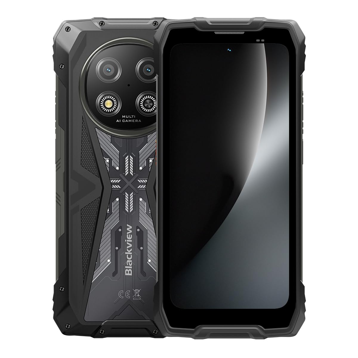 Blackview Rock 2 (NFC - 6.67'' - 256 Go, 8 Go RAM - 15000mAh) Noir