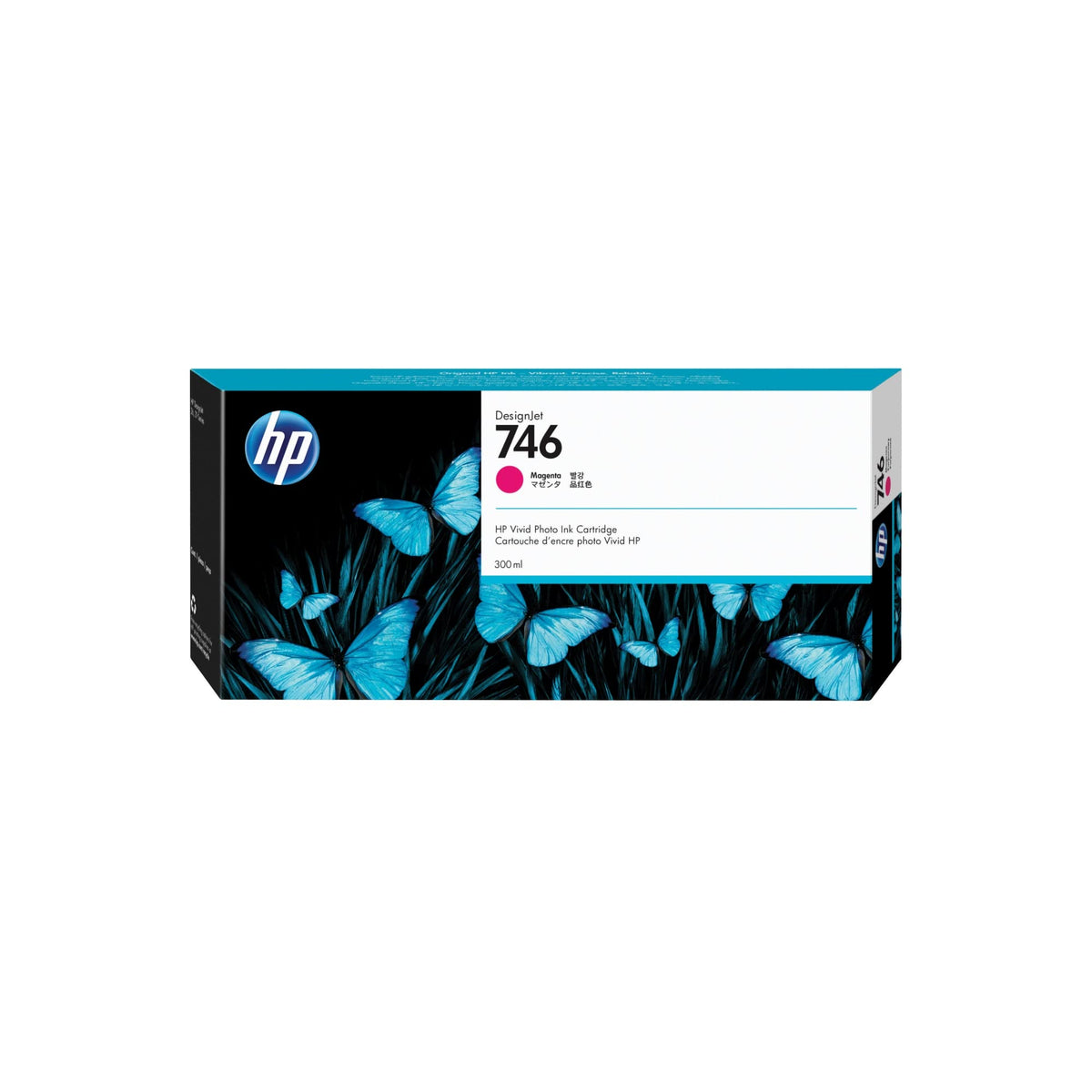 HP 746 300-ml Magenta Ink Cartridge