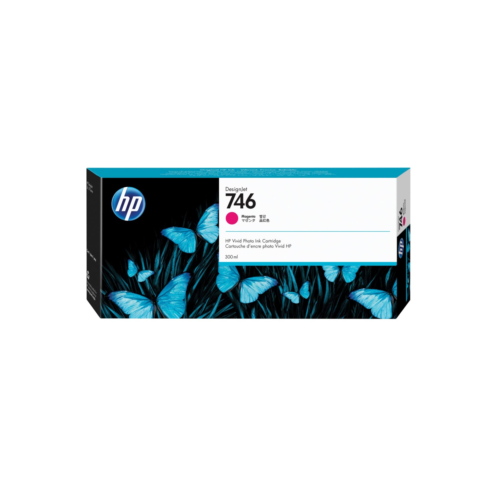 HP 746 300-ml Magenta Ink Cartridge