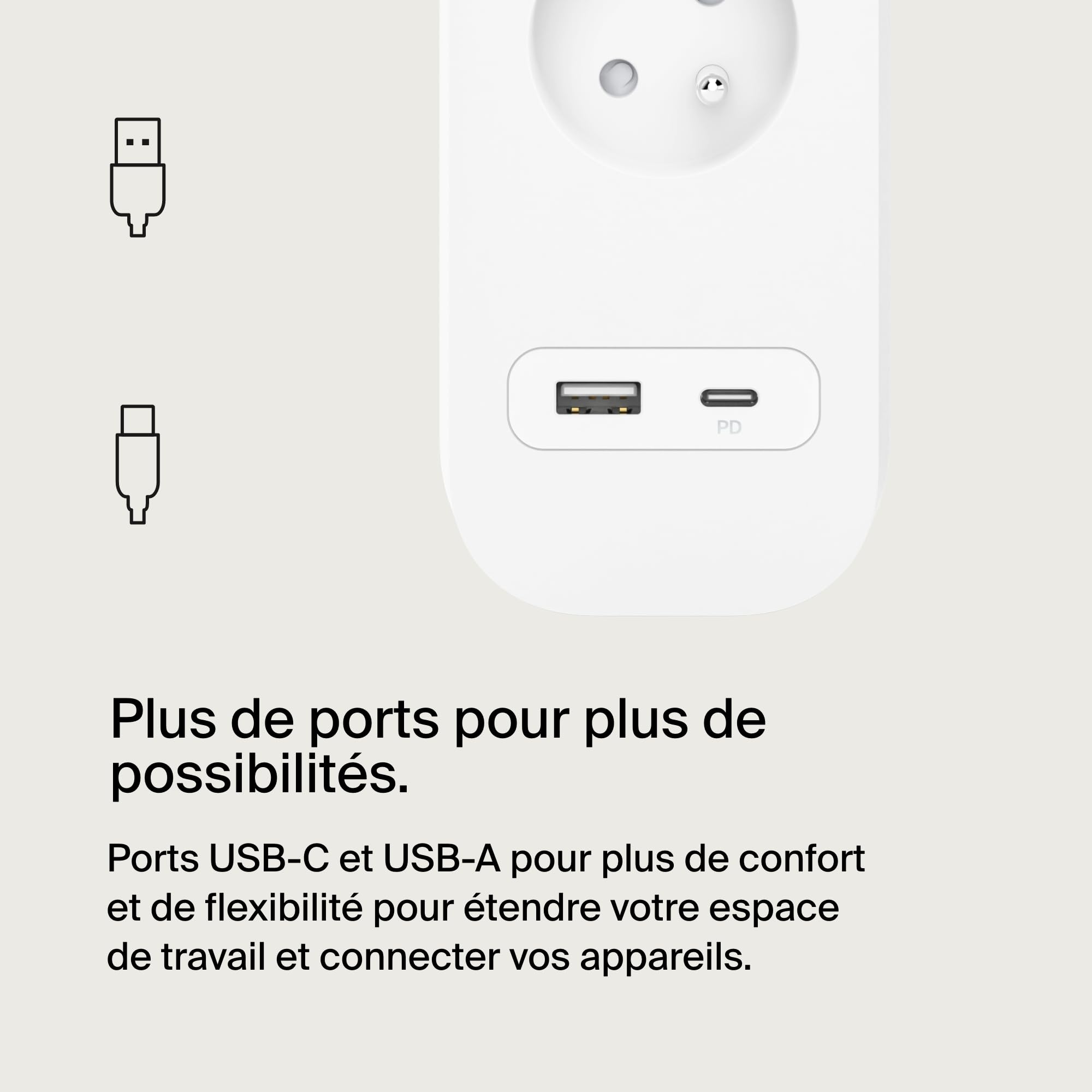 BELKIN Surge Protection with USB C 4 Outlet