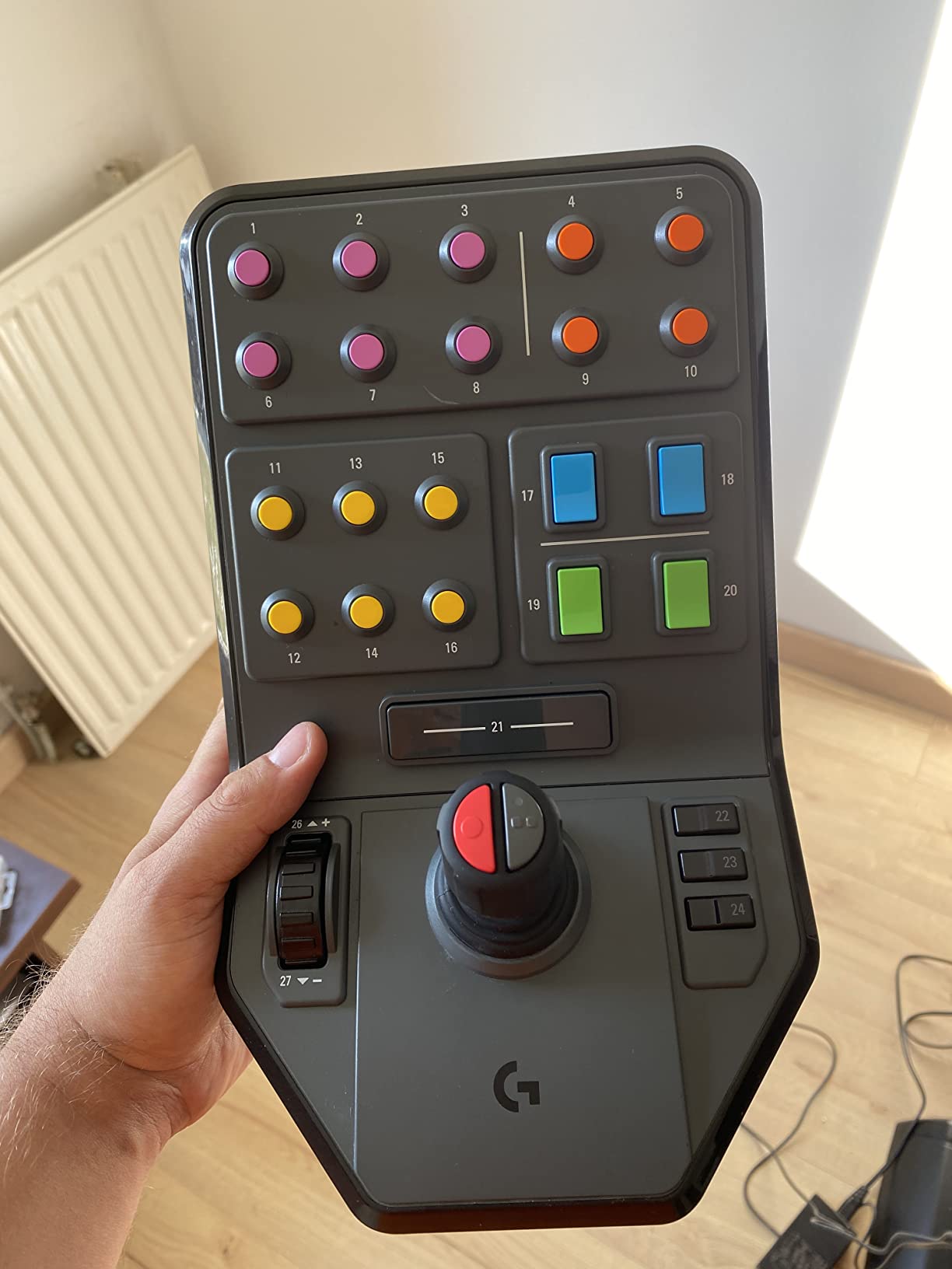 LOGITECH Heavy Equipment Side Panel Flight simulator controller wired for PC