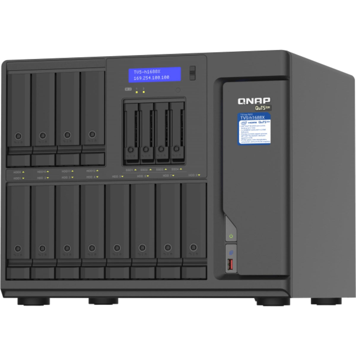 16-Bay TurboNAS Xeon W-1250 32GB RAM