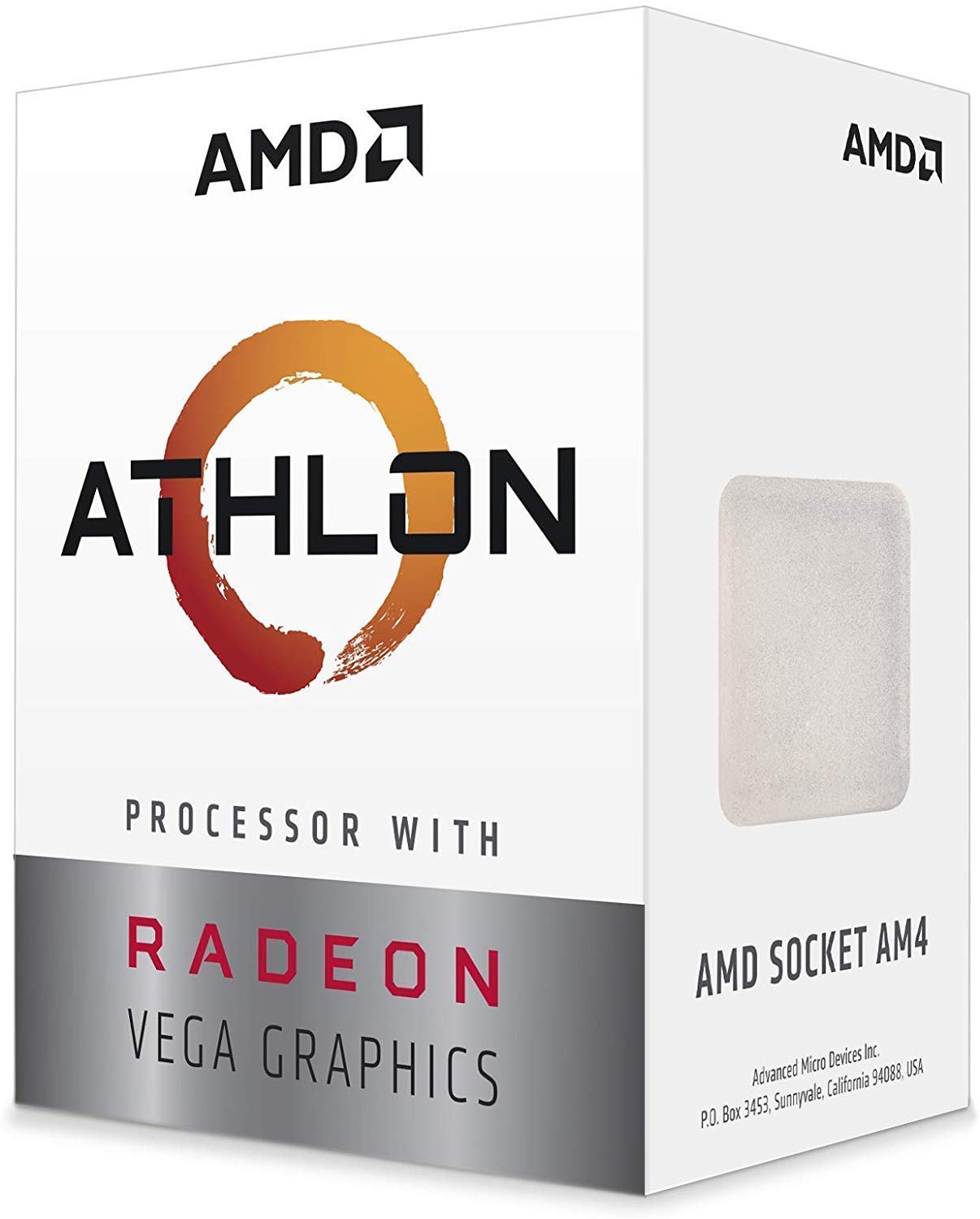 AMD ATHLON 200GE AM4 3.2G 5Mo Vega 3 35W