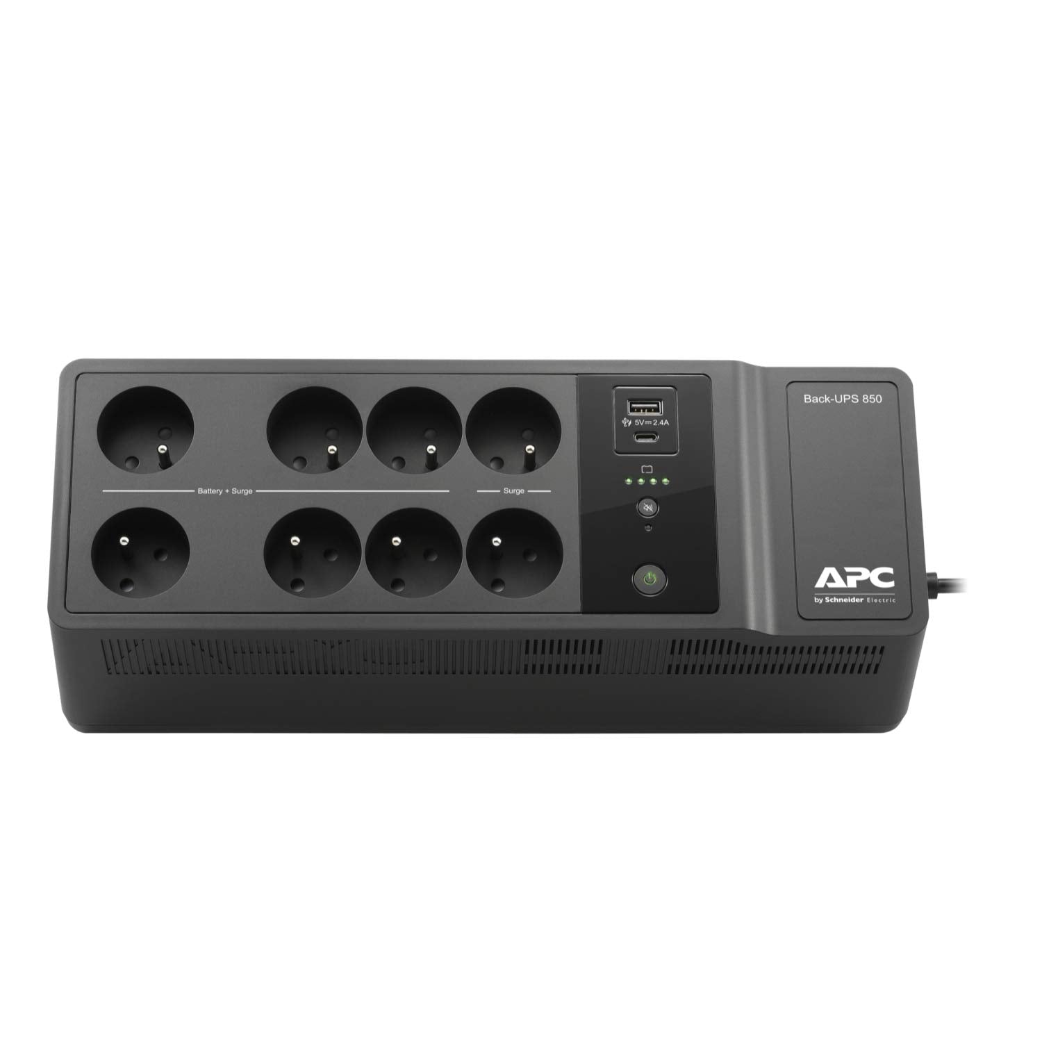 APC Back-UPS BE850G2-FR UPS AC 220/230V 520Watt 850VA USB output connectors 8 Black