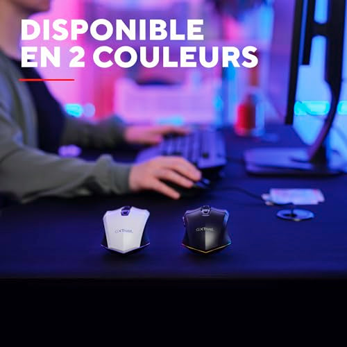 TRUST Souris gaming sans fil FELOX rétroéclairée - Blanche