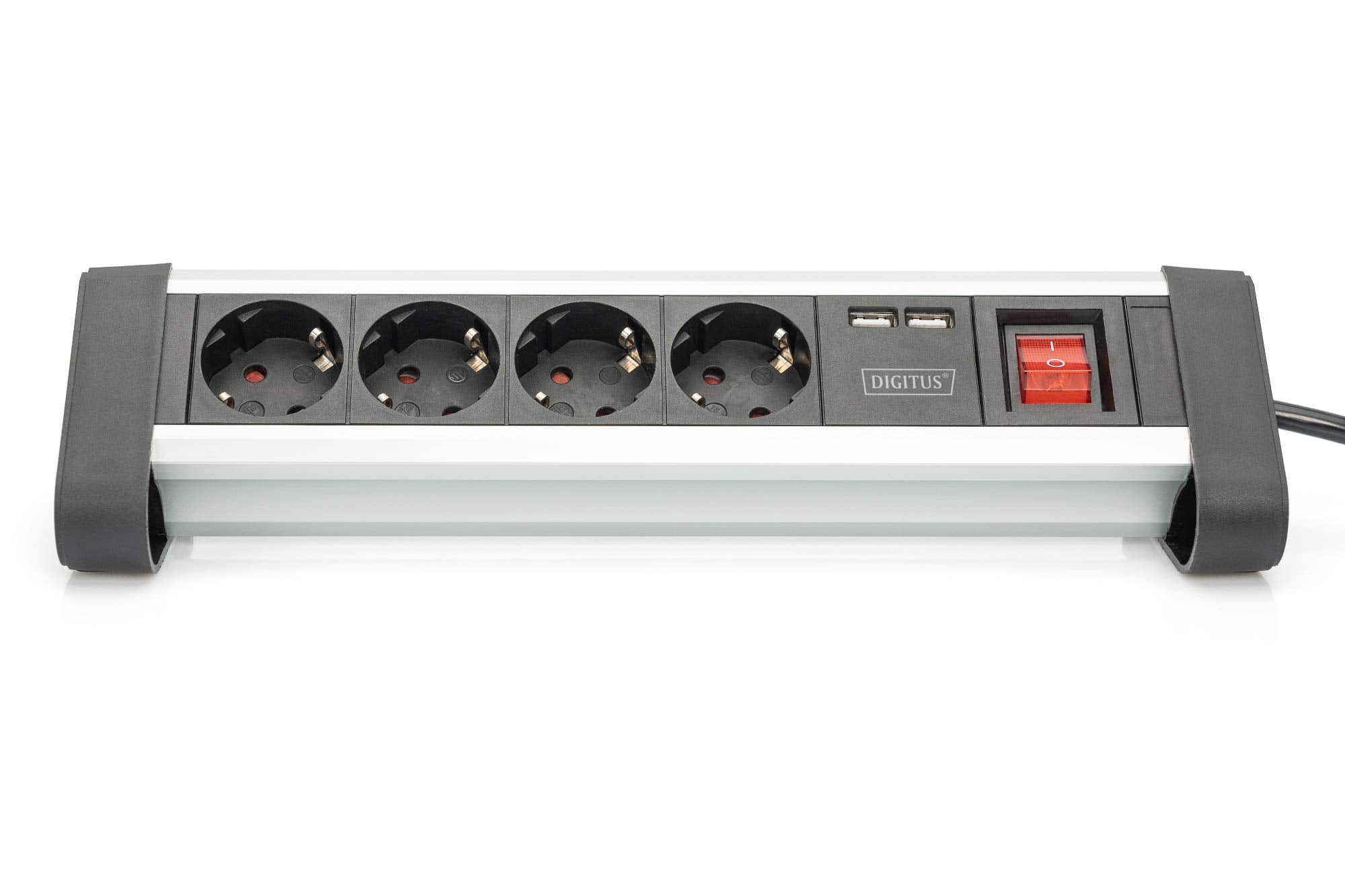 Digitus Bloc 4 prises de bureau avec 2 raccords USB