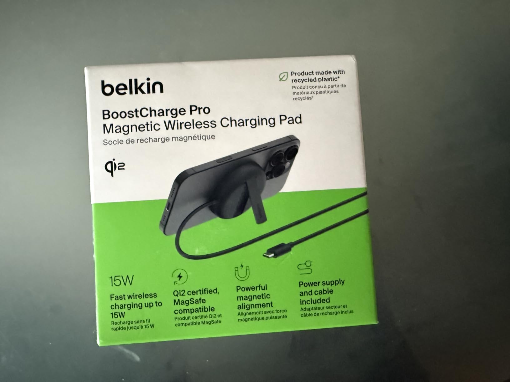 BELKIN BOOST CHARGE Qi2 15w Magnetic Pad Black