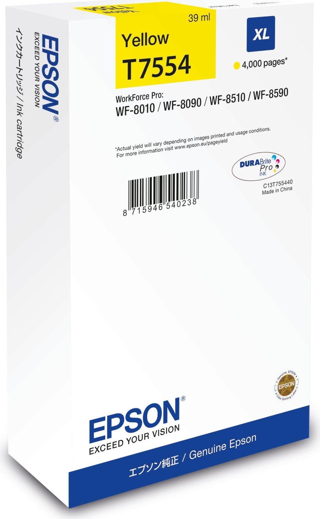EPSON 1LB WF-8xxx Series Ink Cartridge XL Ye