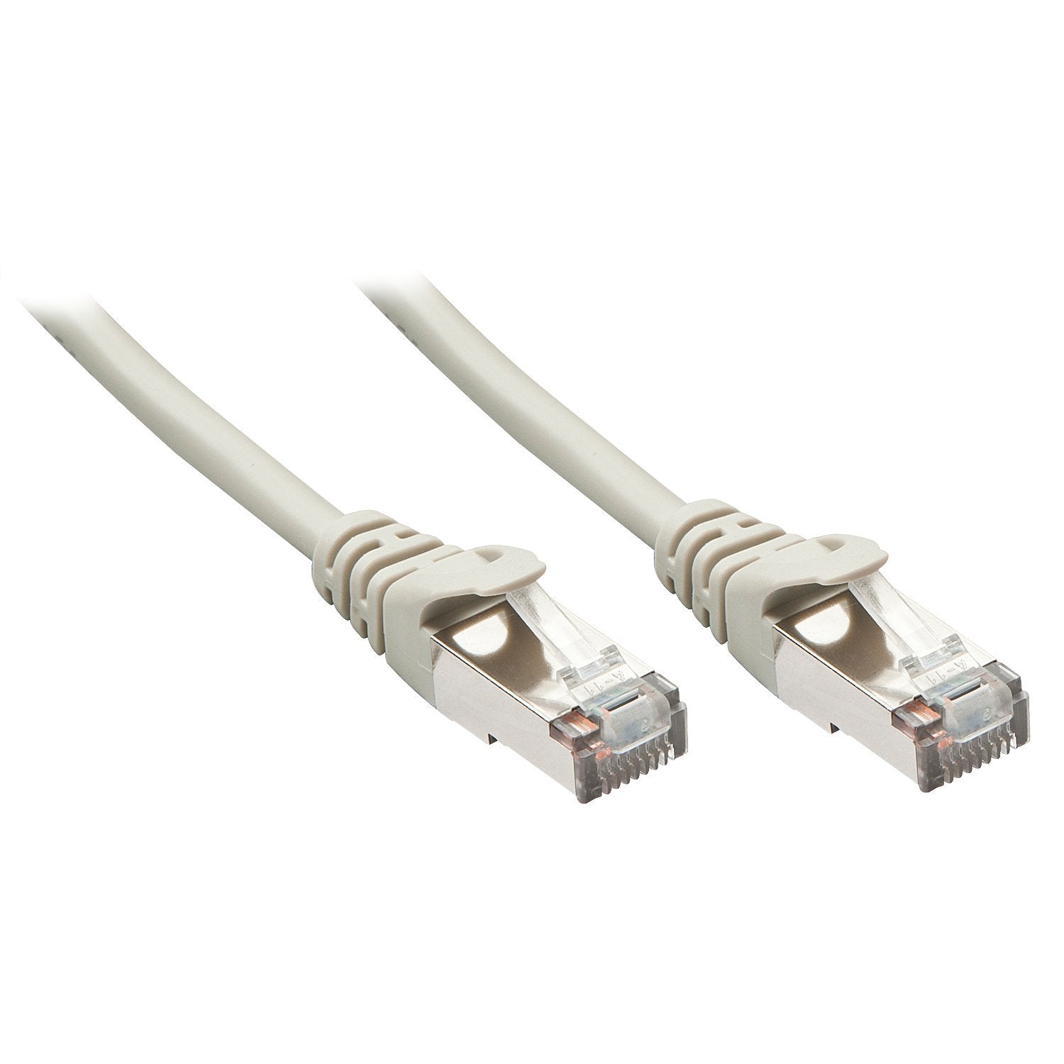 LINDY 2m Cat.5e F/UTP Patch Cable Grey 10/100/1000Base-T Gigabit compatible shielded