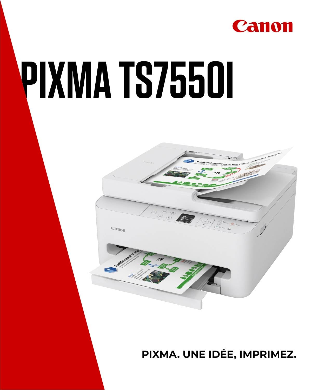 CANON PIXMA TS7550i A4 3in1 MFP Printer Duplex 14ppm ADF