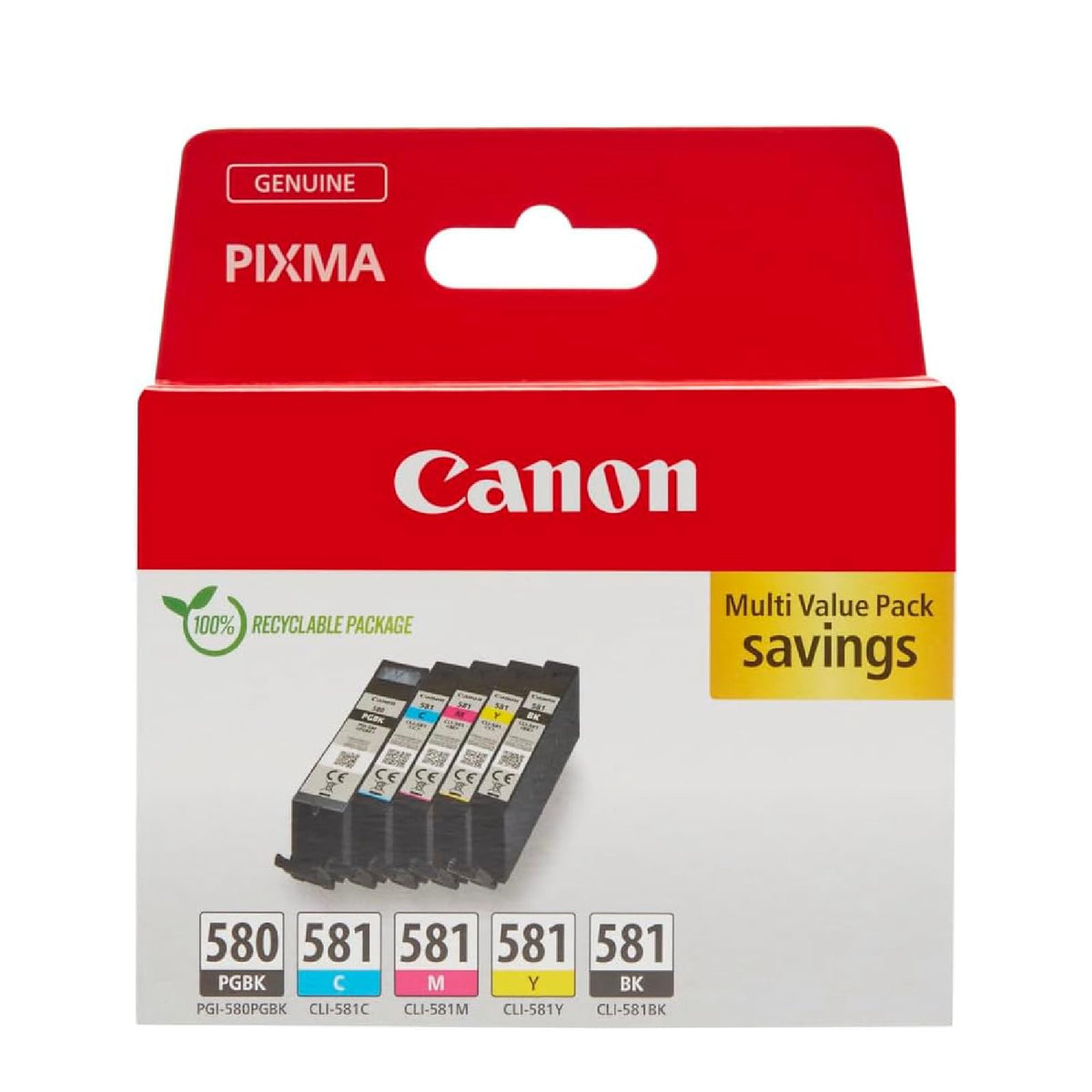 CANON PGI-580/CLI-581 Ink Cartridge BK/CMYK