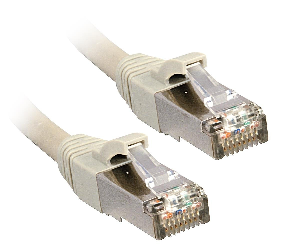 LINDY Câble réseau cat.6A S FTP cuivre LSOH 500MHz gris 10m