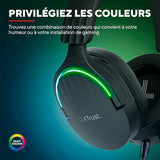 TRUST Casque micro FAYZO 7.1 USB pour PC & Console - Black