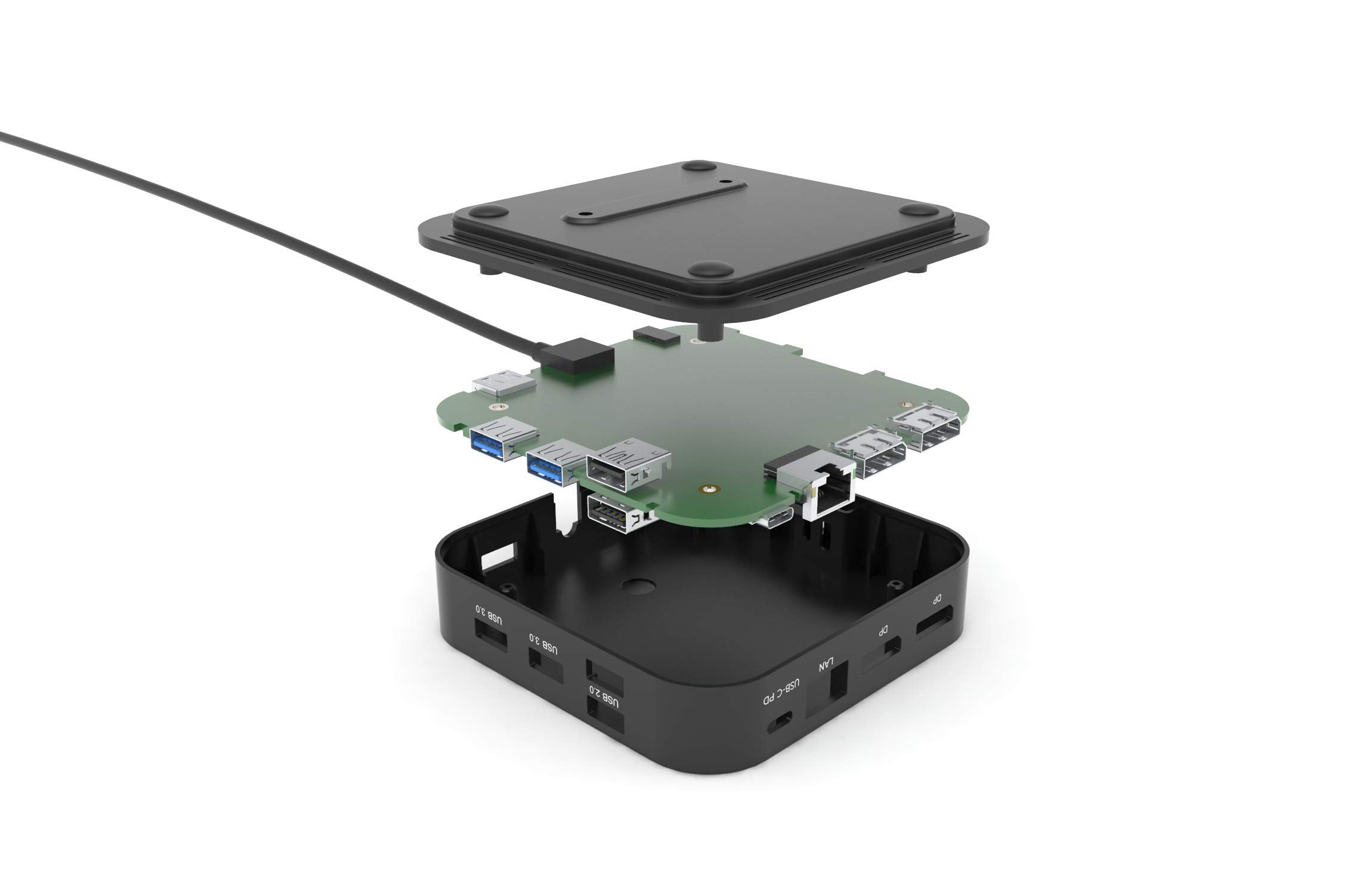 I-TEC USB-C Dual Display MST Docking Station 2xDP 1xGLAN 3xUSB 3.1 2xUSB 2.0 1xUSB-C-Data 1xAudio/Mic Jack 1x100W USB-C PD