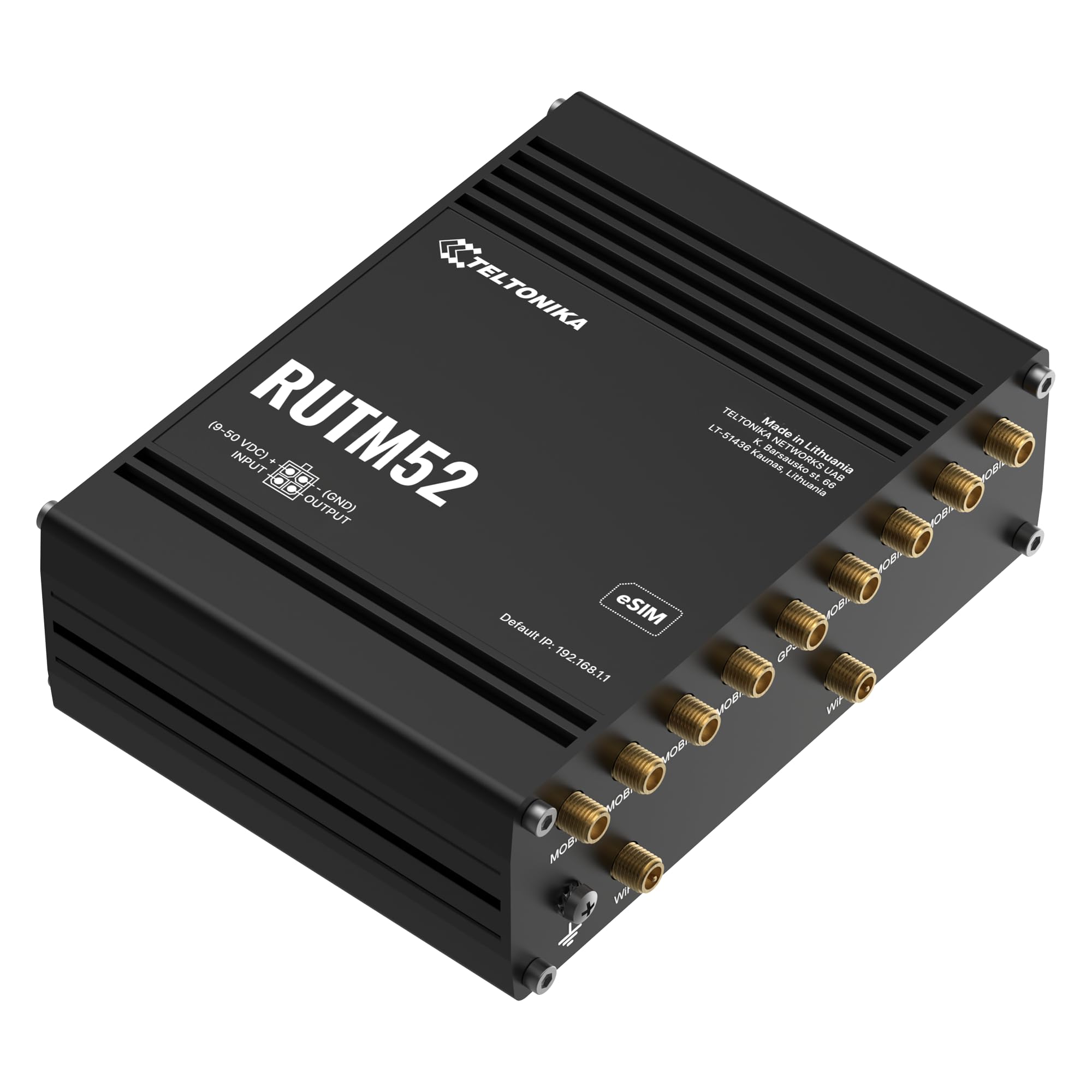 Routeur Wi-Fi double bande Teltonika RUTM5210B000 5G avec Ethernet Gigabit