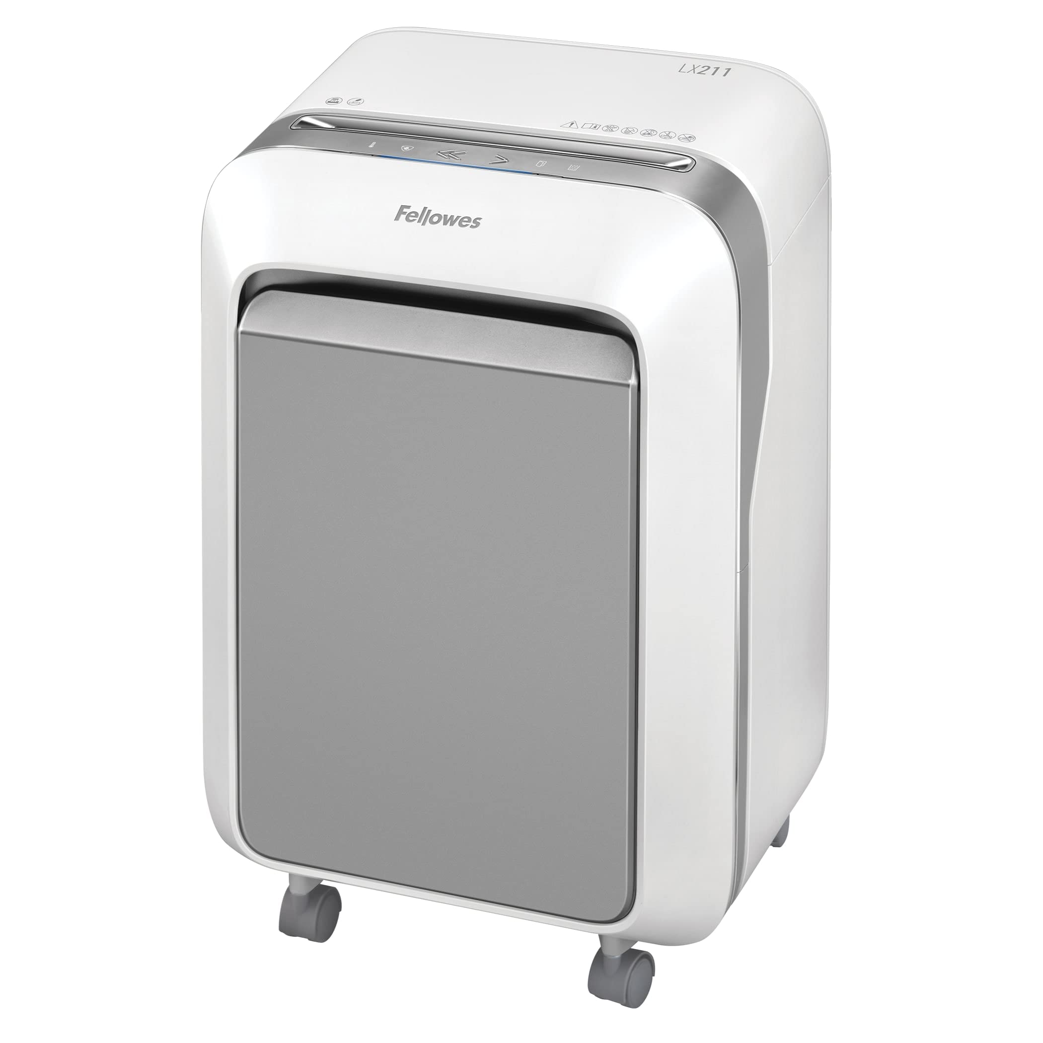 FELLOWES DESTRUCTEUR MICROSHRED LX211 BLANC COUPE MIRCROPARTICULES 230V EU/UK