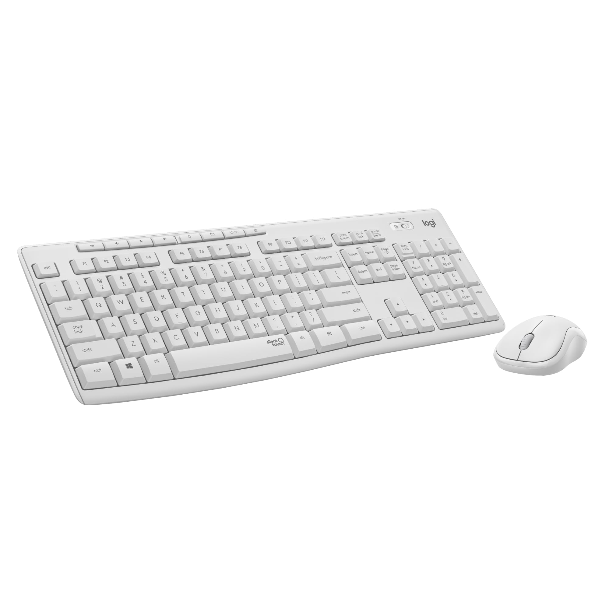 LOGITECH MK295 Silent Wireless Combo - OFF WHITE - FRA - CENTRAL