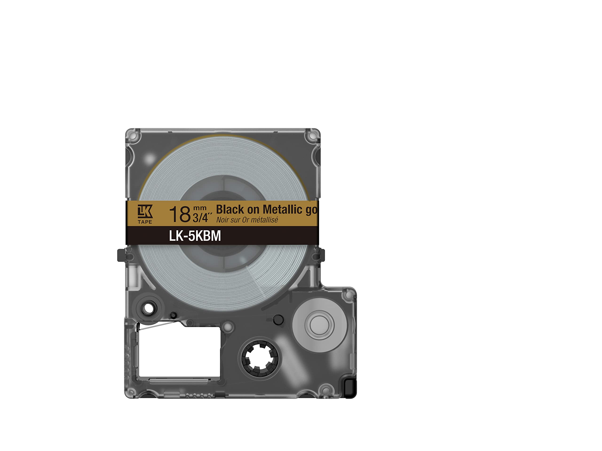 EPSON Metallic Tape Gold/Black 18mm 9m LK-5KBM
