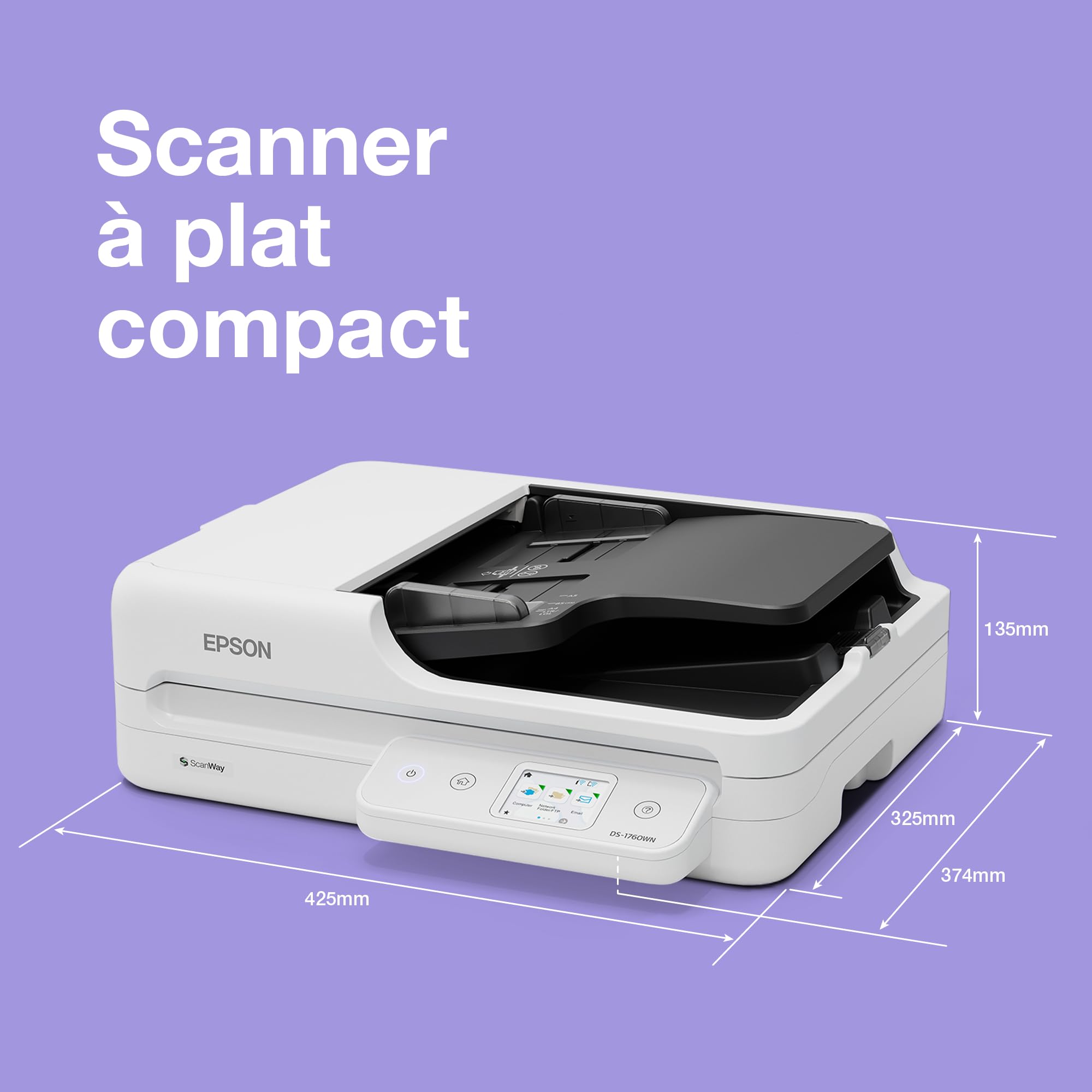 EPSON Workforce DS-1760WN Scanner 30ppm