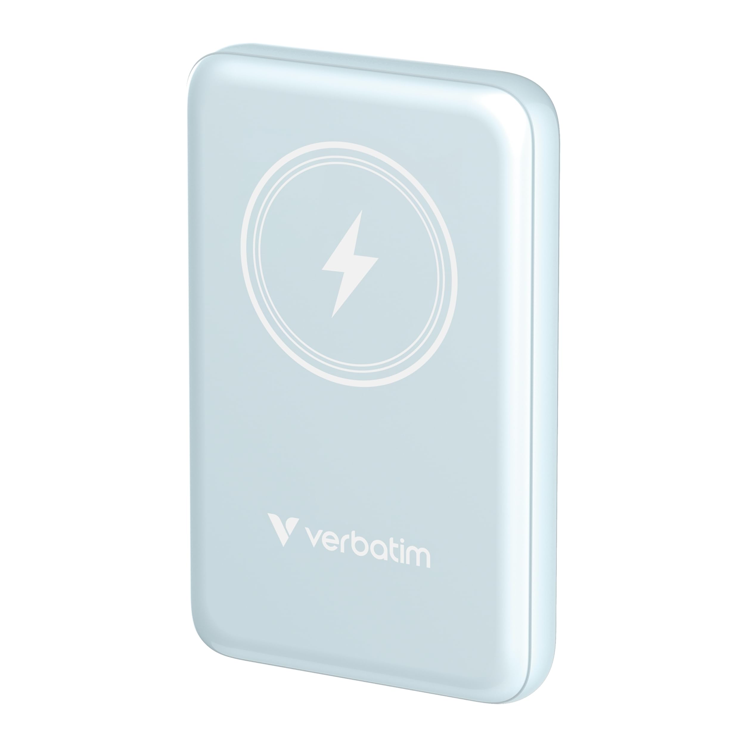 VERBATIM CHARGE N GO MAGNETIC WIRELESS POWER BANK 10000 BLUE WCF (P)