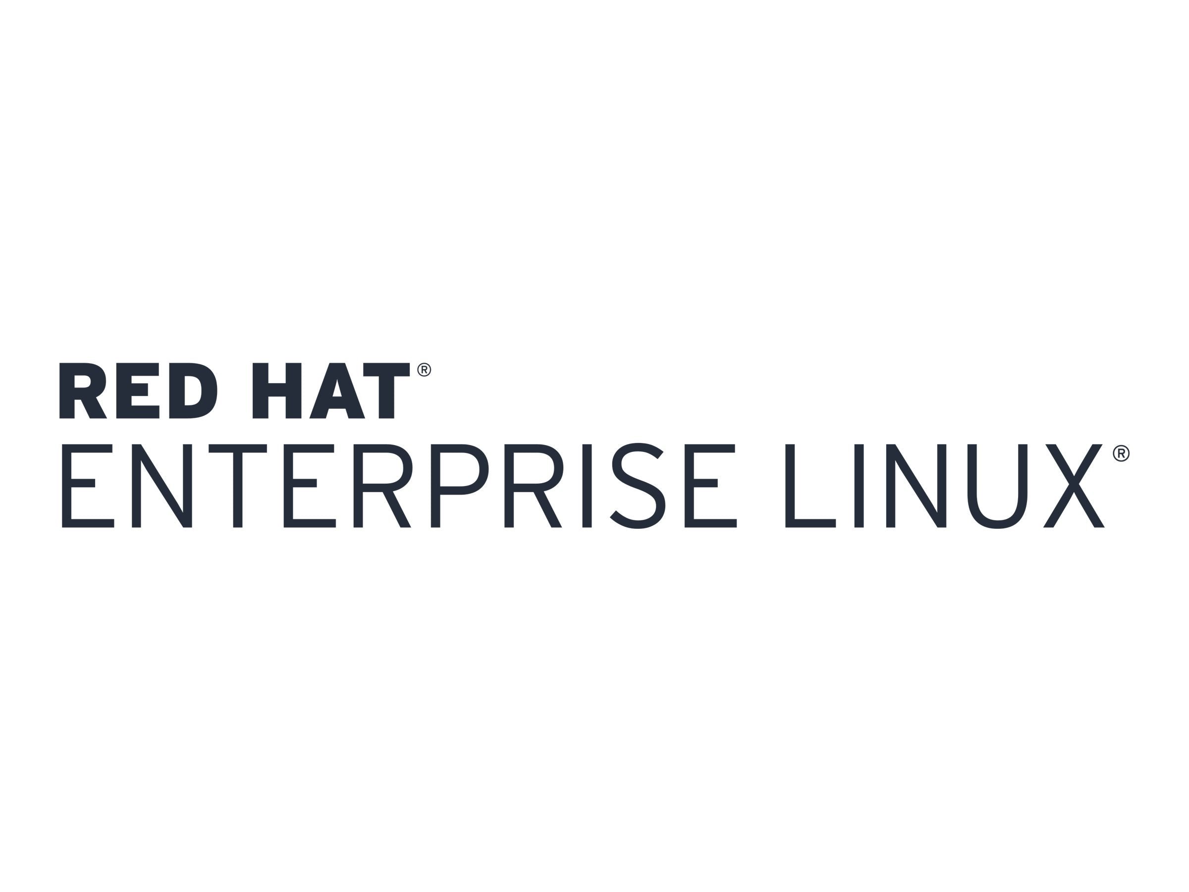 HPE RHEL Svr 2 Sckt 4 Gst 3yr 9x5 E-LTU