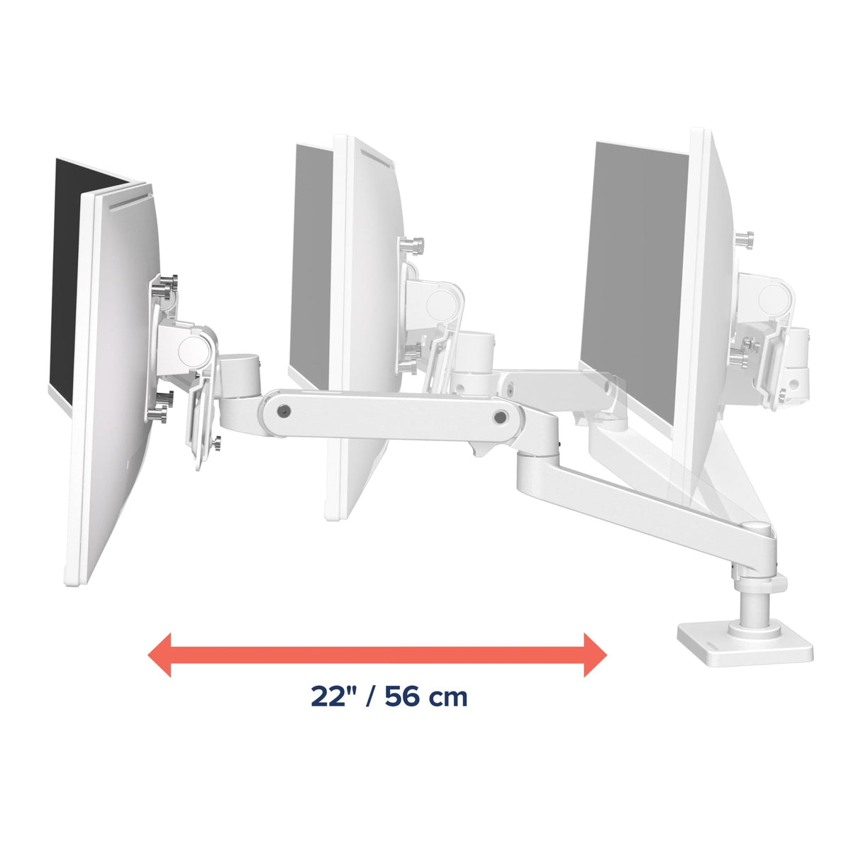 LX PRO ARM DUAL DIRECT DESK MOUNT
