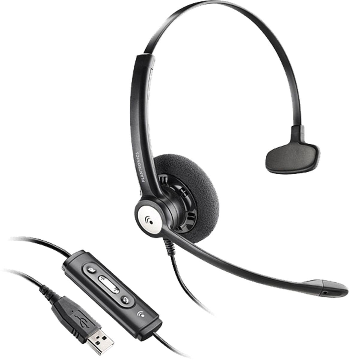 PLANTRONICS ENTERA HW111N-USB Casque USB 1 écouteur