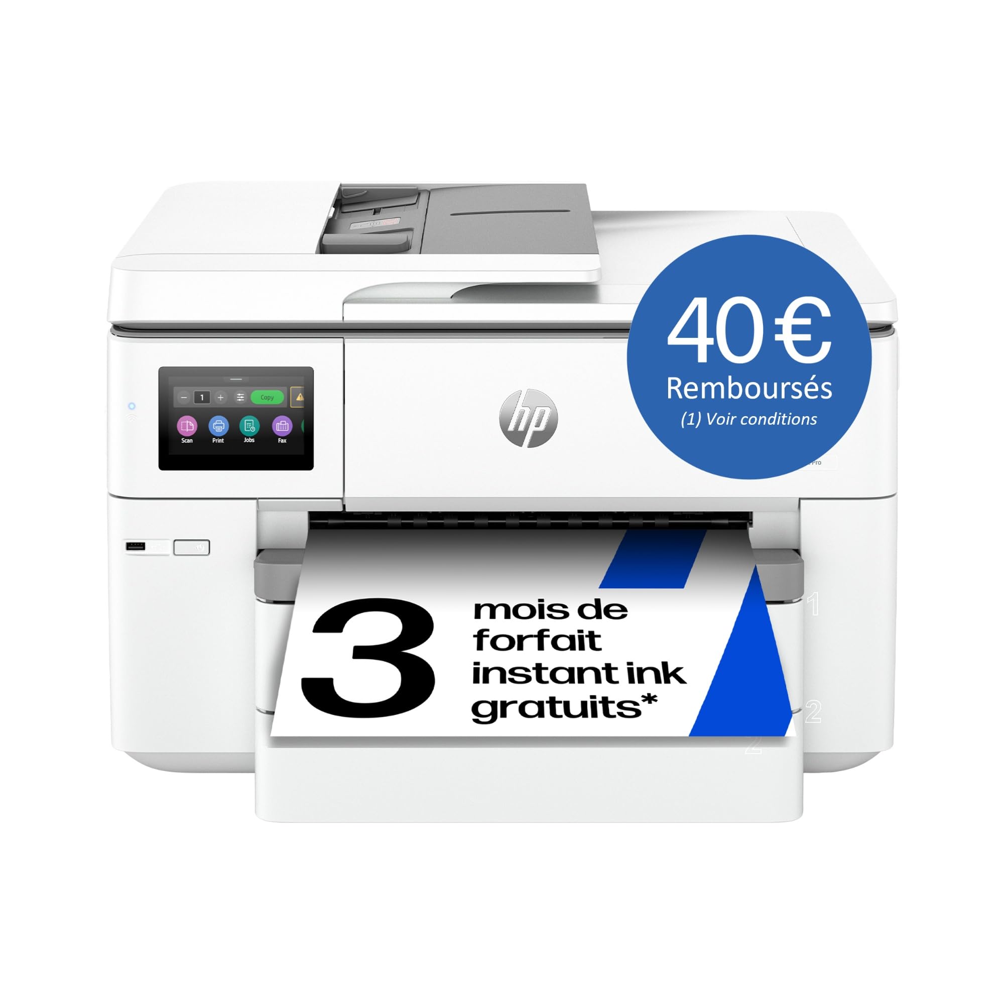 HP Officejet Pro 9730e WideFormat All-in-One MFP colour ink A3 18ppm Copy 22ppm Print 250sheets USB LAN Imprimante Wi-Fi Bluetooth