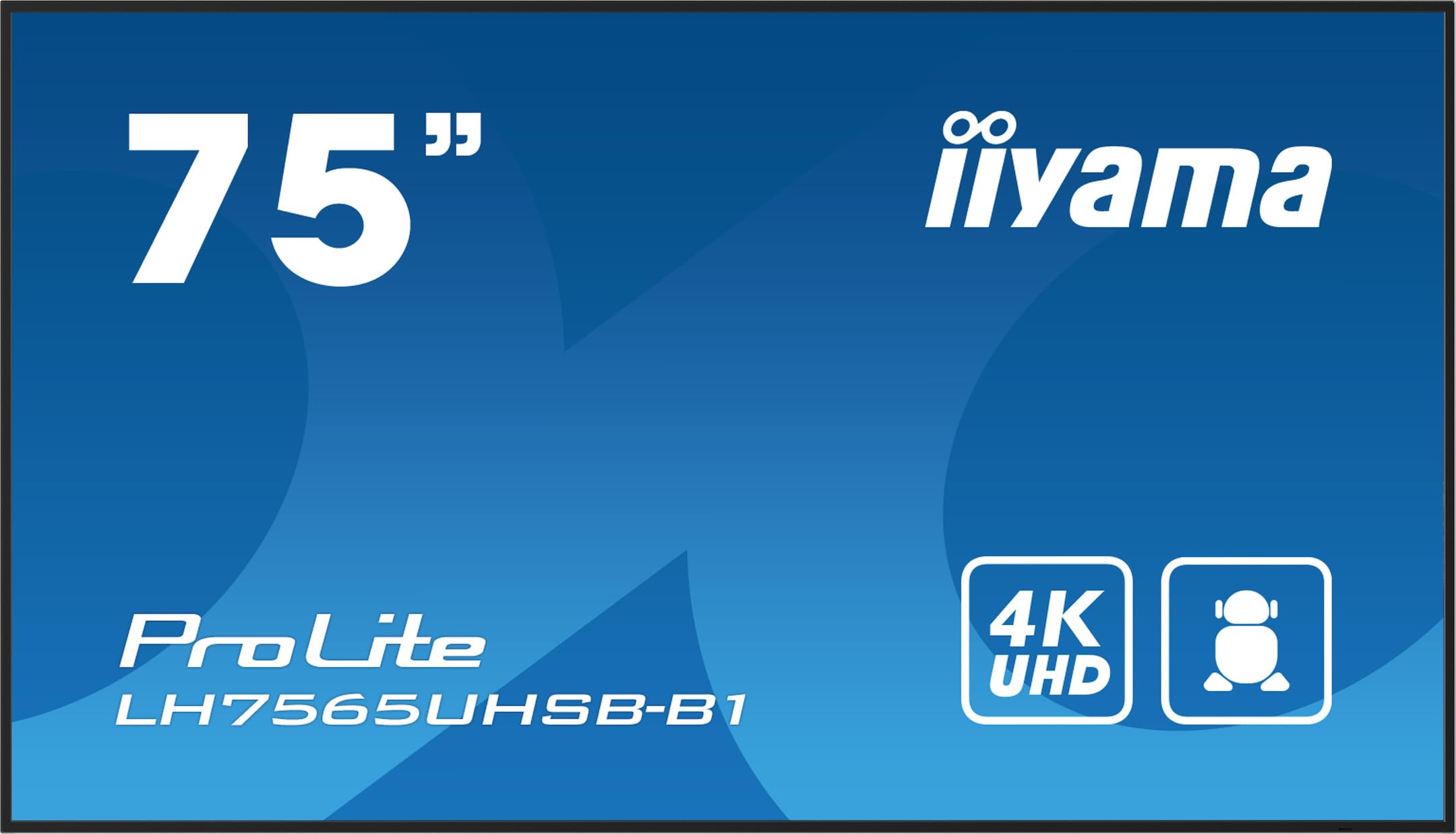 75" 3840x2160 UHD IPS Haze 1% 800cd