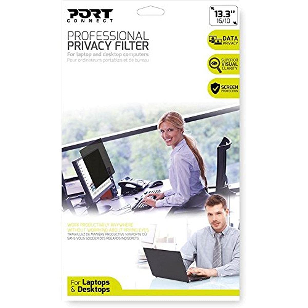 PORT Privacy Screen protector 2D for 13,3 pcs