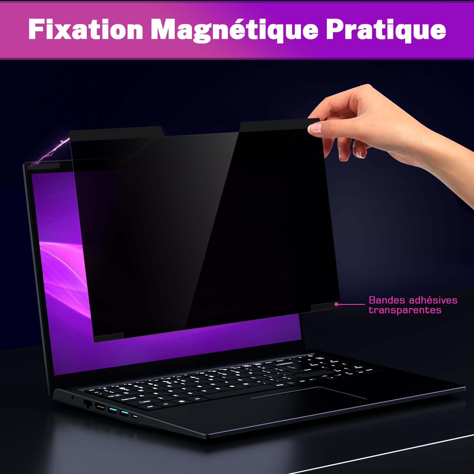 Privacy Filter 2-way magnetic Universal
