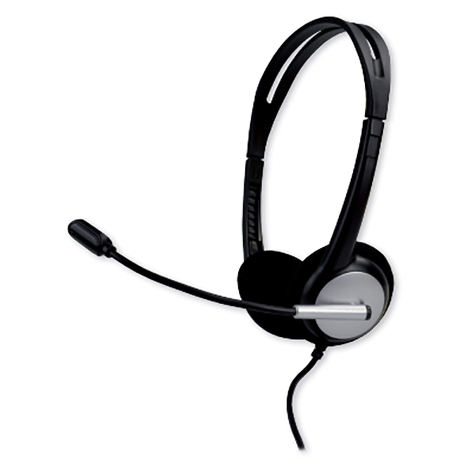 MCL Casque stéréo avec micro avec contrôle du volume - USB
