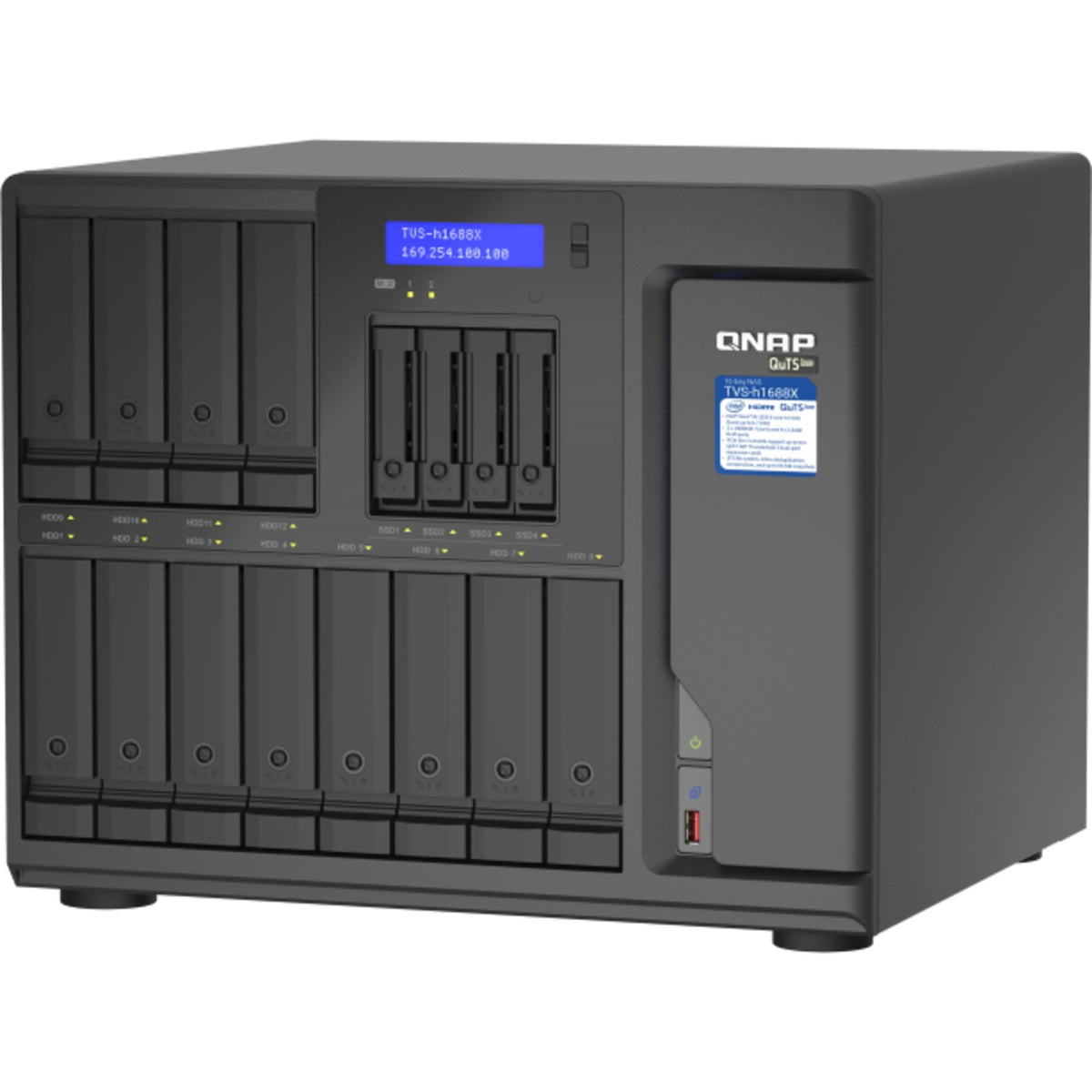 16-Bay TurboNAS Xeon W-1250 32GB RAM