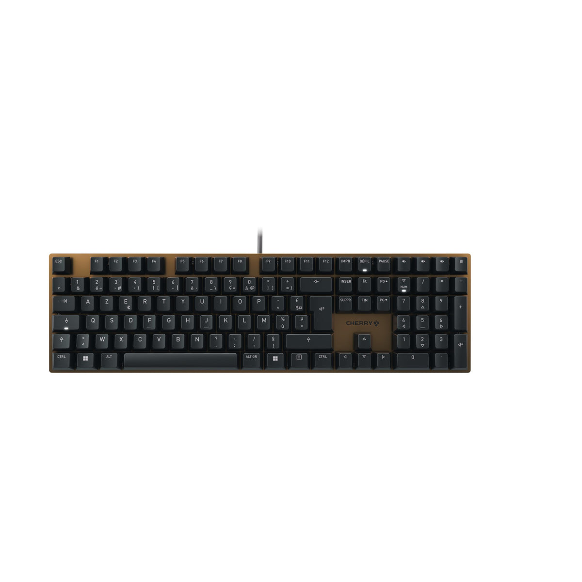 CHERRY Clavier mécanique KC 200 MX USB MX2A Silent Red, noir